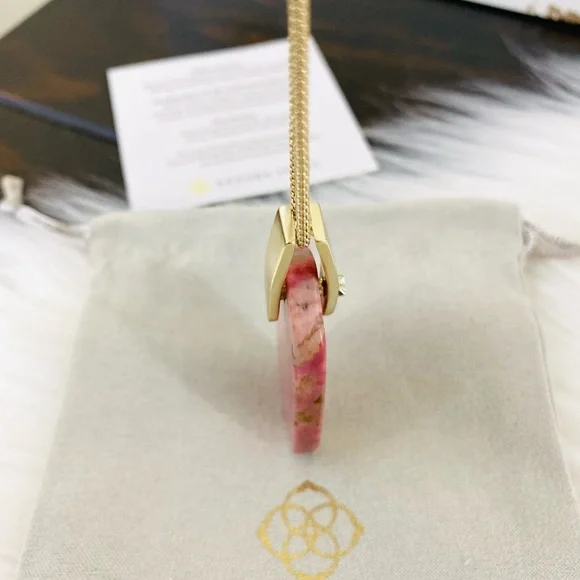 Kendra Scott Inez Gold Tone Necklace - Picture 4 of 8